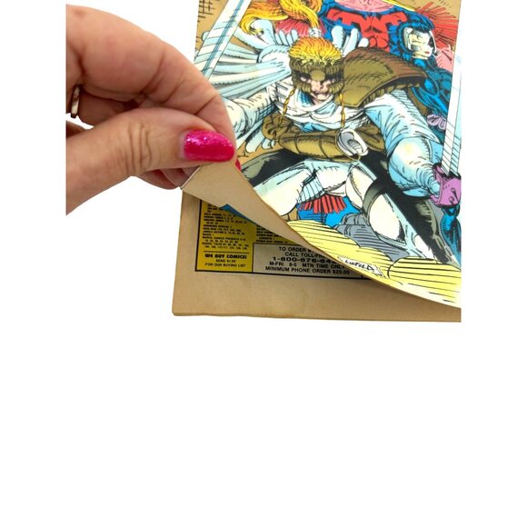 X-Force 1 Marvel Comic Book Graphic August 1991 Vol. 1 Second Print Collectible - Picture 4 of 11